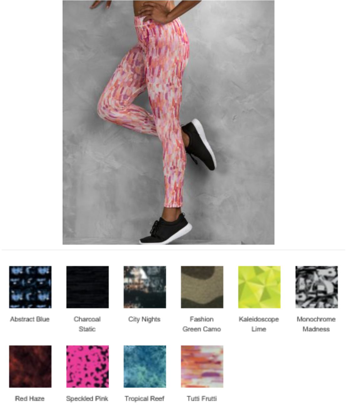 JC077 AWD Cool Girlie Cool Printed Leggings  JC077 AWD Cool Girlie Cool Printed Leggings